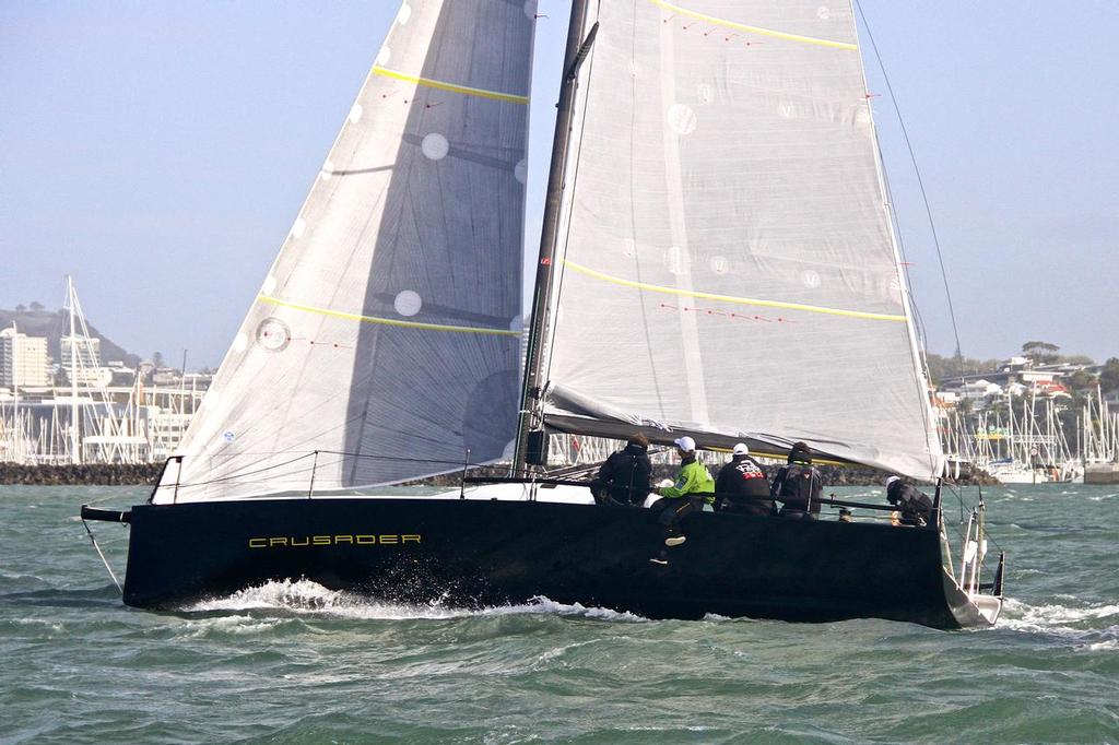 Crusader at the start of the Auckland Tauranga Race with a full North inventory © Richard Gladwell www.photosport.co.nz